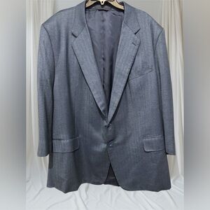 Holland & Sherry cashmere Classic Gray Men's Blazer size 60s